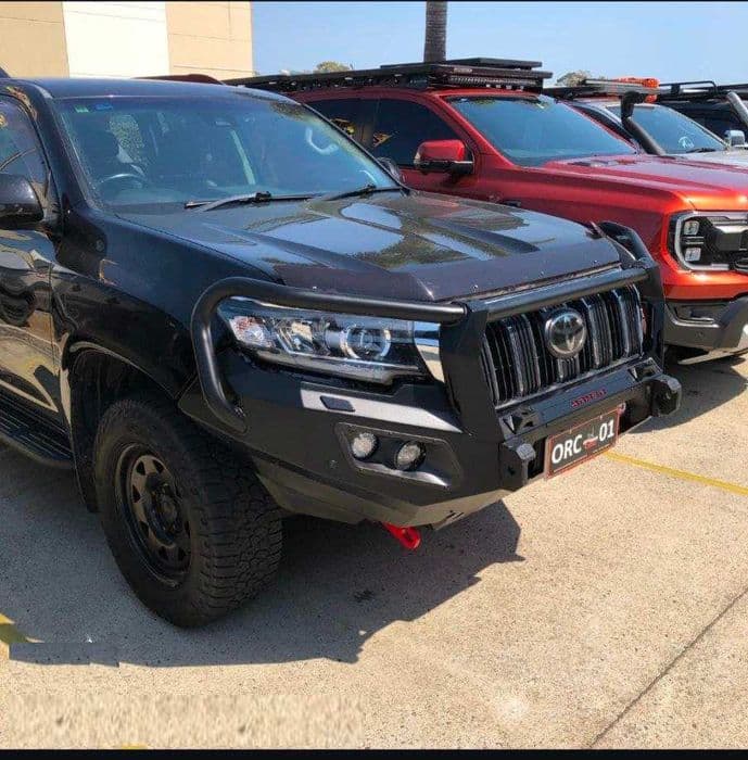 Toyota Land Cruiser LC150 PRADO Stalowy zderzak HAMER 4x4 KING BullBar