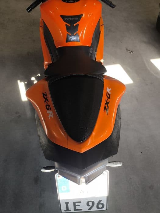 Kawasaki ZX 6r 07-08 ogon tył komplet stelaż lampa wydech