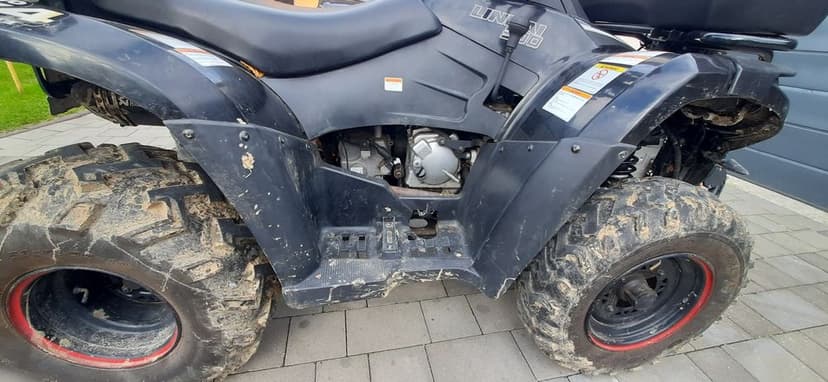 Quad Linhai 300 homologacja + kufey+ pług