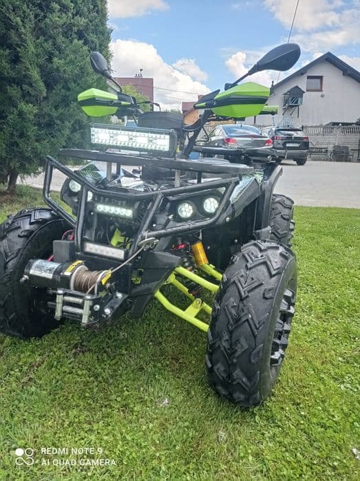 Quad BARACUDA 250 BRT.bardzo zadbany . wyciągarka i pług do śniegu