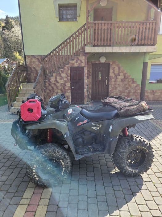 Suzuki kingquad 750 zarejestrowany oc wyciągarka