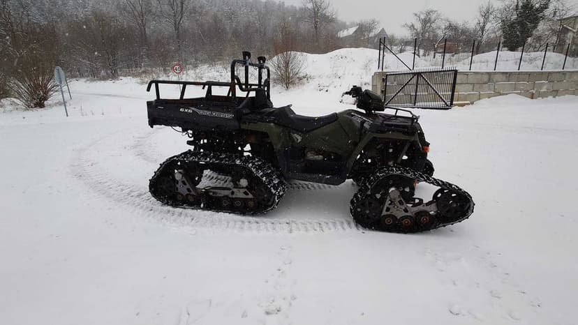 Gokart terenowy ratrak 6x6 Polaris sportsman gąsienice wszedolaz