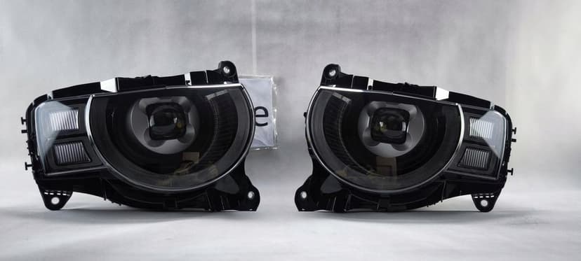 land rover defender ii full led lewy prawy reflektor lampa komplet