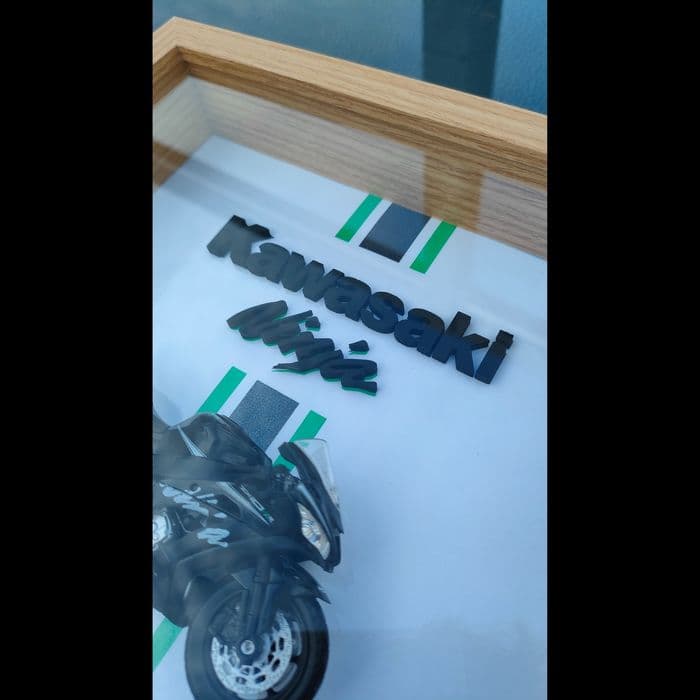 Model Kawasaki Ninja ZX-10R w ramce