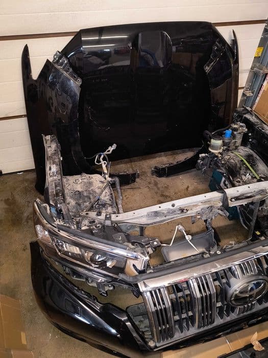 Przód kompletny Zderzak maska pas lampa  Toyota Land Cruiser J150 lift