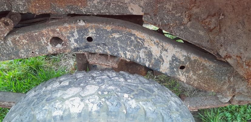 Most Nissan Patrol k160 3.3 sprężyny, rama.