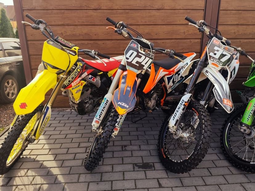 Pakiet 7 motorów KTM SXF Kawasaki KXF Suzuki RMZ  250 450 crf yzf tc