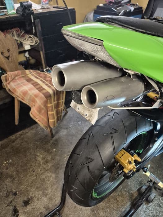 Kawasaki zx6r tłumik wydech 636 Laser komplet 2005 -2006r
