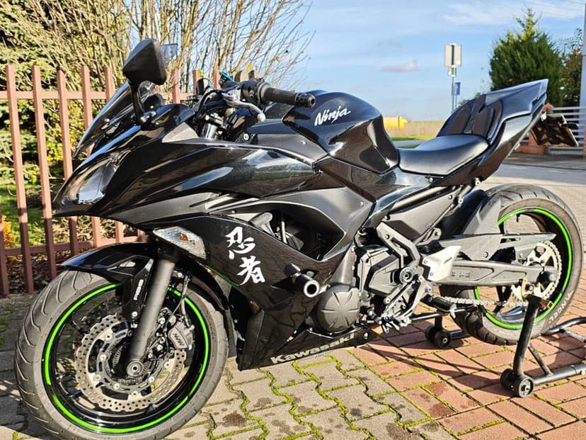 Kawasaki ninja 650 zarejestrowany na A2