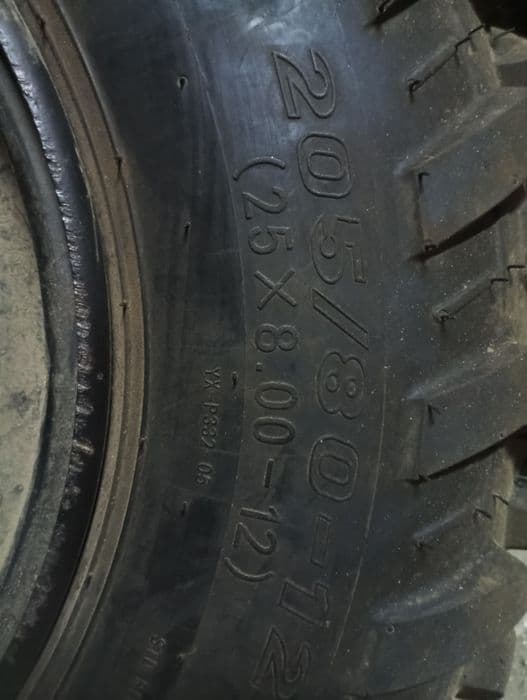 Koła stalowe 12 cali quad Cf Moto, TGB,Yamaha Grizzly, Stels