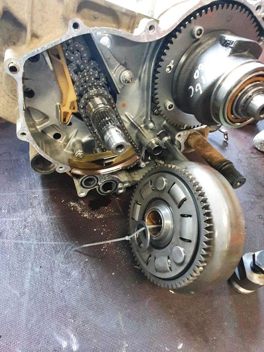 Silniczek Napędów Akutator Honda TRX 500 Serwis 420 Części Silnik wał