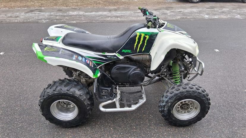 Kawasaki KFX 700 homologacja neftabry alu xenon AKRAPOVIC nowe opony