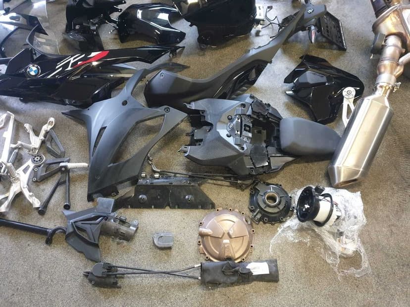 BMW S1000RR K67 Owiewki Bok Set Drogowy Lampa Stelaż Felgi Set CZĘŚCI