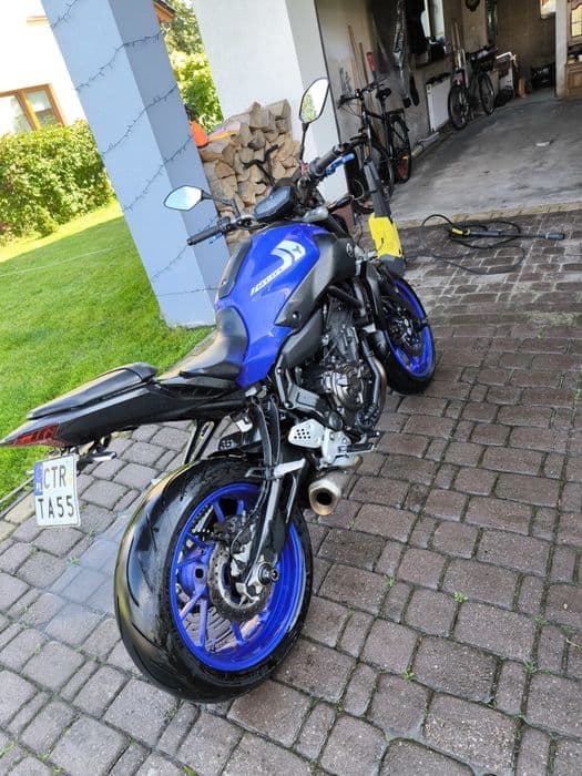 Sprzedam Yamahę MT 07 2017 przebieg ok 25000