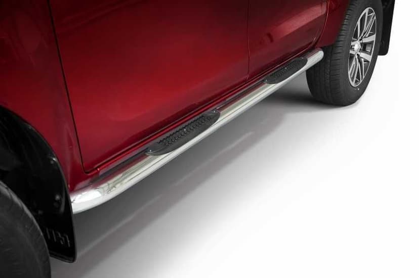 PROGI Stopnie Boczne Toyota Hilux STAL NIERDZEWNA Orurowanie