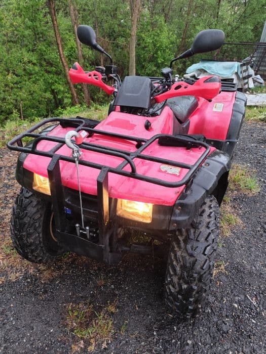 Honda Trx 350 Fourtrax 4X4 Quad Wyciągarka pług nie zniszczalny Transport hak
