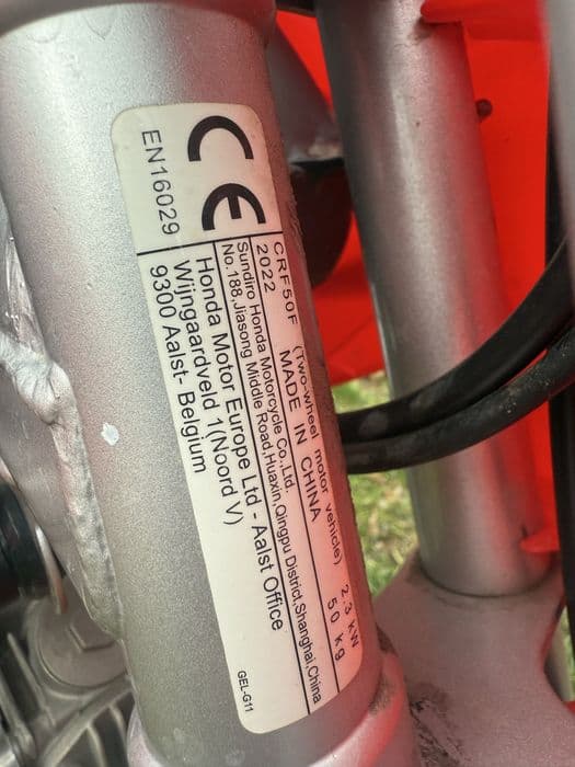 Honda CRF50 dla dziecka