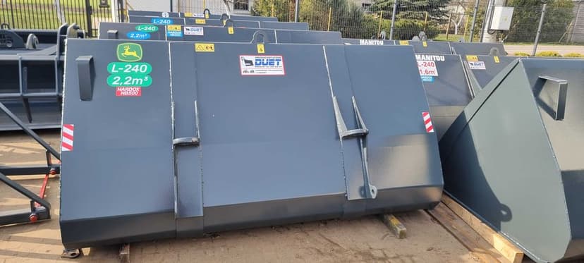 Łyżka 2,2m3 240 cm objętościowa manitou jcb bobcat deutz fahr kramer