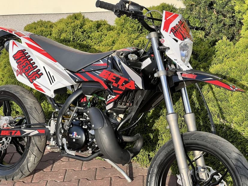Beta rr 50cc 2015r supermoto prawko AM