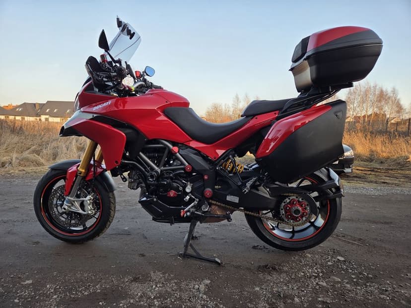 Ducati multistrada 1200s od motocyklisty. Nowe desmo.