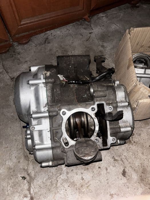 Silnik Yamaha WR125X 2009 – uszkodzony – na części / do remontu