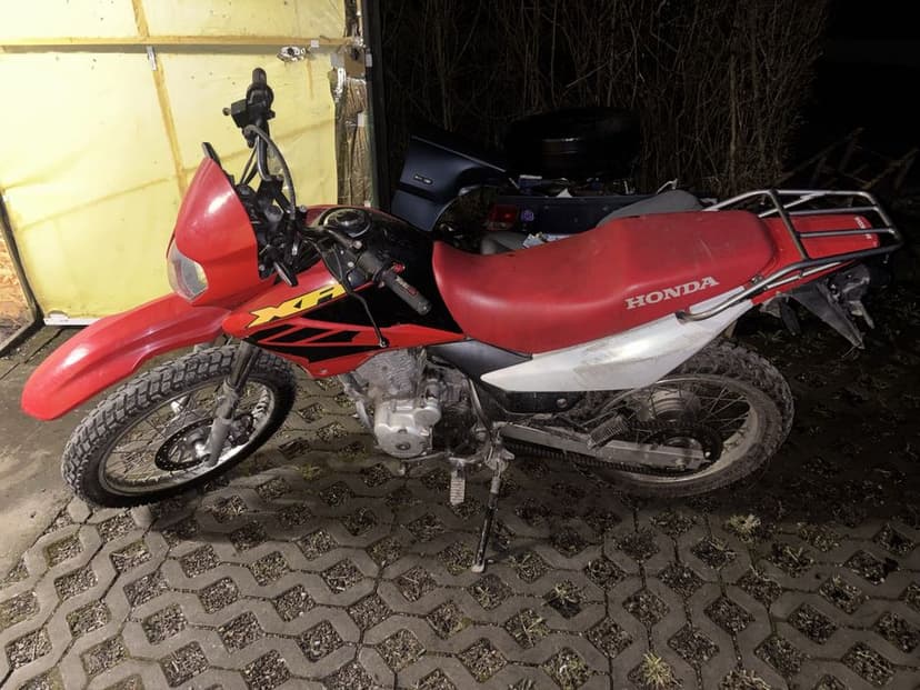 Motocykl Honda XR125L enduro cross homologacja 2007 zarejestrowany