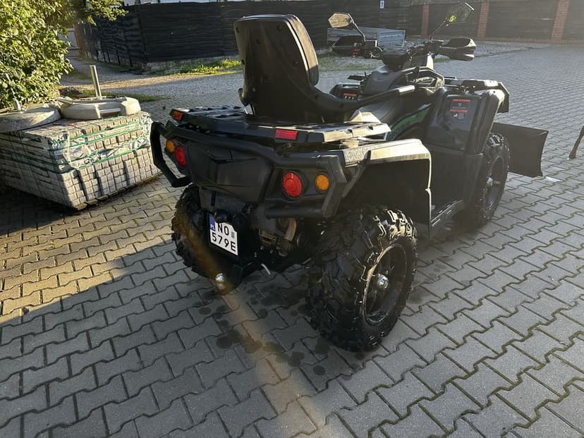 Quad odes 650  z pługiem 2021