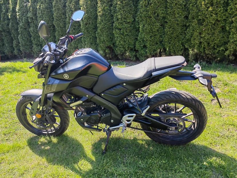 YAMAHA MT 125, 2022 rok czarny Salon Polska, SUPER STAN