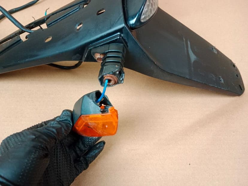 Beta RR 125 Enduro Mocowanie Tablicy Uchwyt Lampa Kierunki Tył 13-20