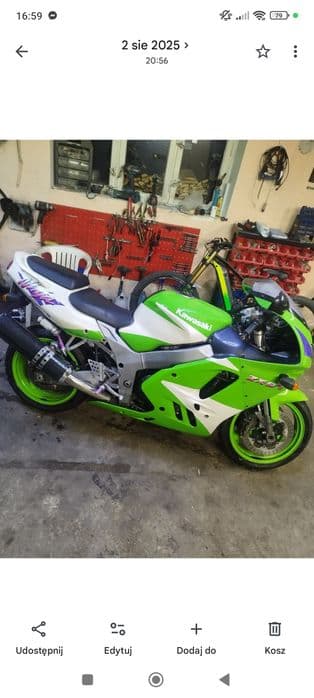 Kawasaki zx9r b po serwisie klasyk piękny