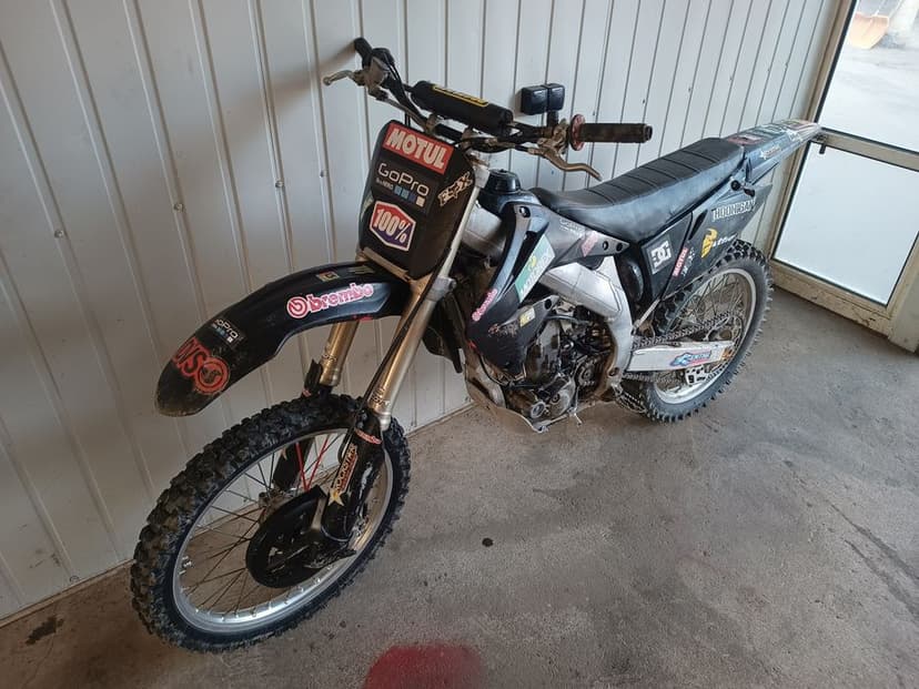 Honda crf 450 cała na części rama plastiki głowica kartery gaźnik wał