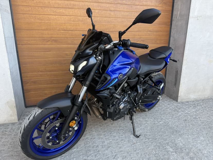 Yamaha MT07 Blue Icon A2 2024 Tablet Niemcy Zadbana Transport