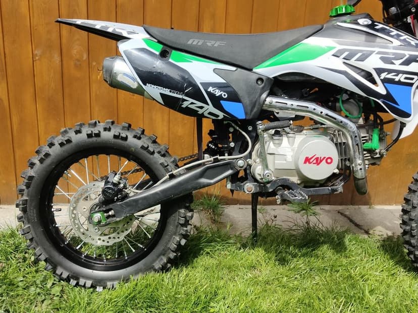 Pitbike MRF TTR 140, 17/14, fastace, Nibbi Racing, kenda