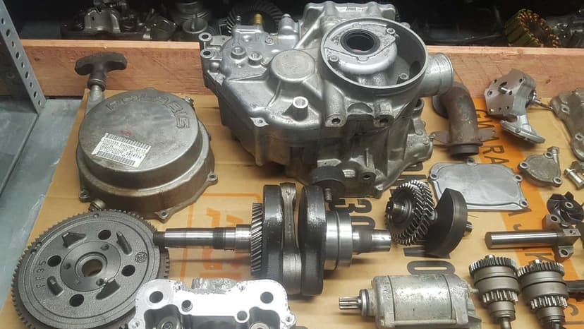 polaris 500 sportsman kartery glowica wal stator magneto slizg pompa