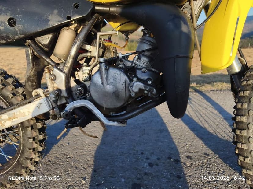 Suzuki RM 85 po remącie silnika i zawieszenia
