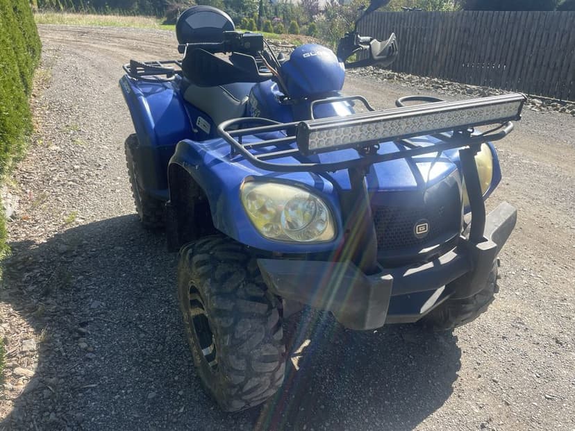 Cf moto 500 goes homologacja l7e 4x4 napedy reduktor hak szarpak igla