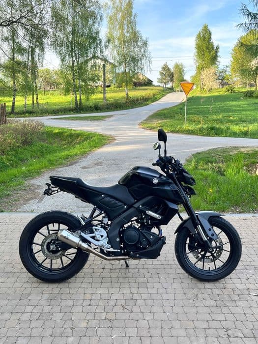 Yamaha MT125 MT-125 2023r Wydech Niski Przebieg Kat.B lub A1
