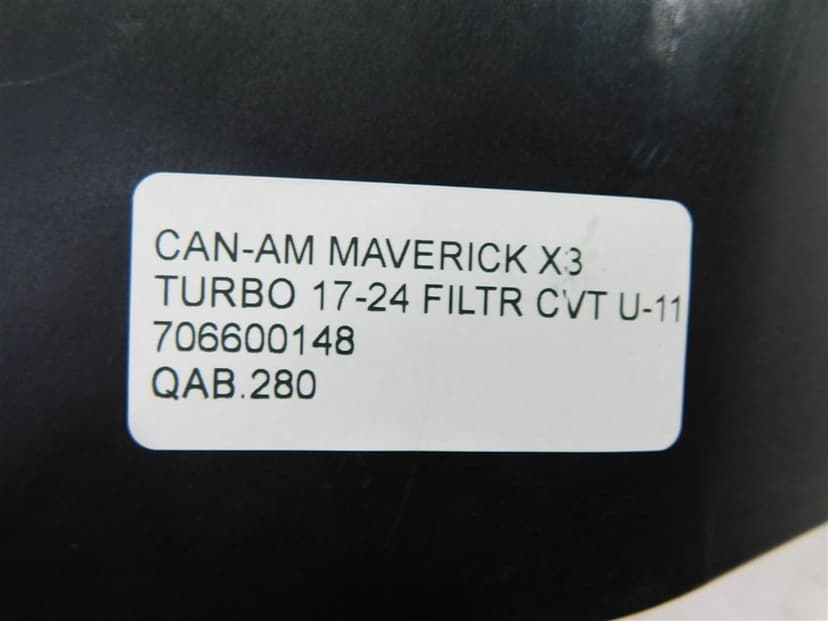 AIRBOX FILTR POWIETRZA CAN-AM MAVERICK X3 TURBO 17-24 FILTR CVT U-11 706600148