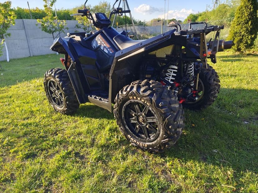 Quad Polaris Scrambler 1000xp. Zamiana