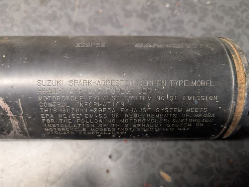 Tłumik wydech Suzuki drz 400 Sankei 2377