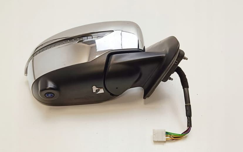 LUSTERKO DRZWI PRAWE 13 PIN CHROM KAMERA NISSAN NAVARA D23 NP300