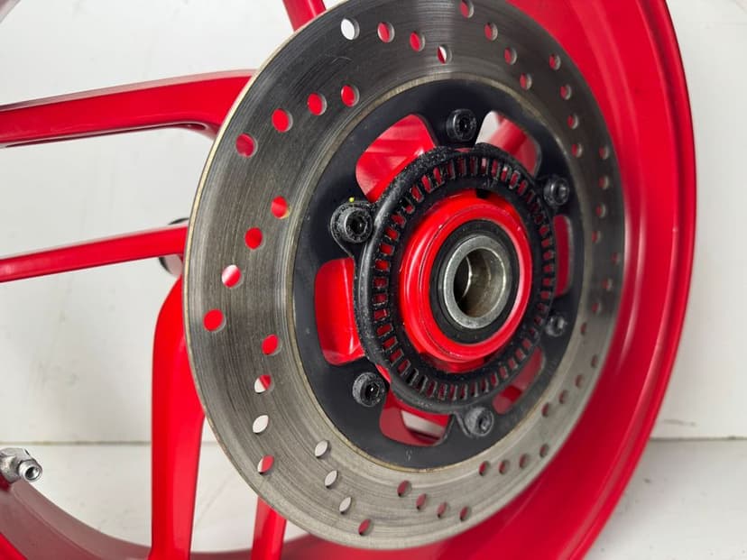 Ducati Monster 821 Felga Tył Czerwona Kolo Zbierak Tarcza hamulcowa