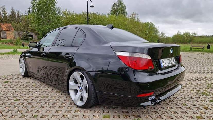 BMW E60 520i M54 LPG automat gwint stance daily gleba tuning zamiana