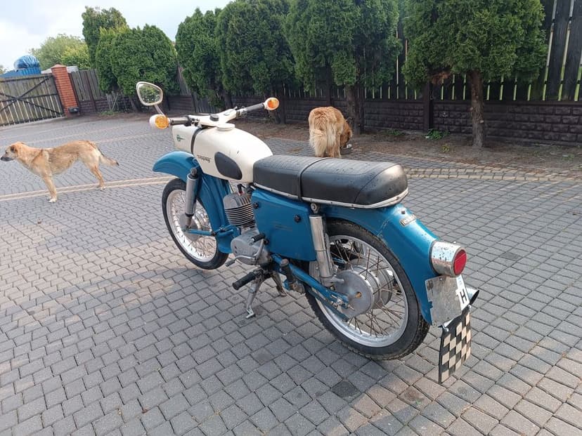 MZ es 125 trophy zamiana zamienię motocykl quad cross prl auto bus