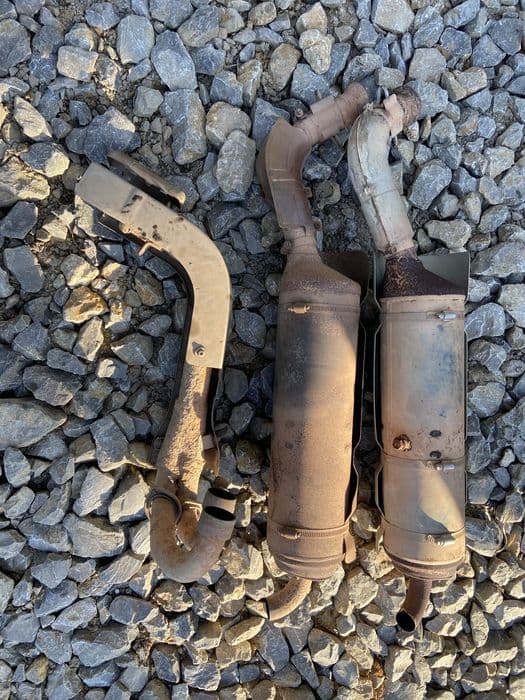 Wydech tłumnik kolektor wydechowy Yamaha grizzly 550/700 kodiak 700