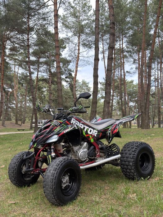 Yamaha raptor 700R 2008r. Kat.B, 2 komplety kół, Bez wkładu