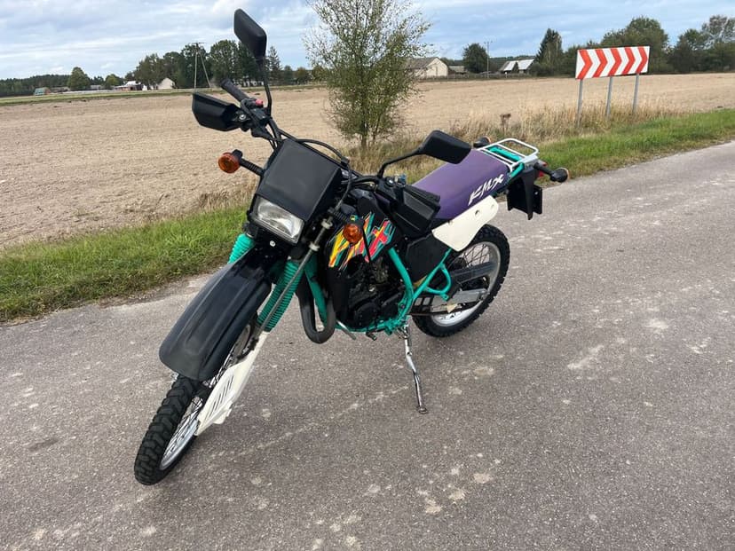 Kawasaki KMX 125 2T zarejestrowany po generalnym remoncie kat B