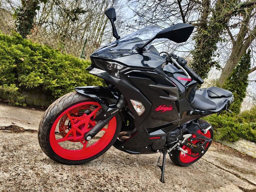 Kawasaki Ninja 500/125, 2025r gotowy do jazdy, wydech SHARK