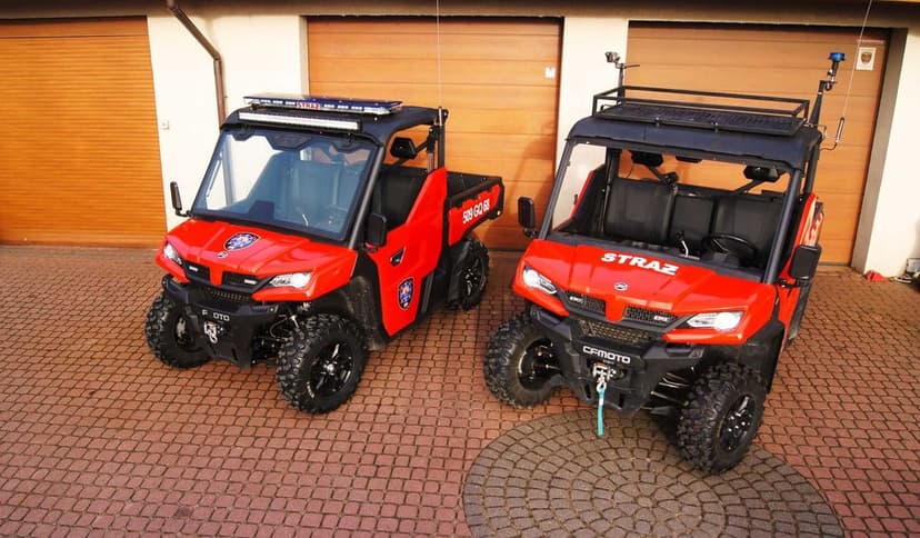 QUAD CFmoto 520 Kymco QJmotor dla Straży Pożarnej Ratowniczy PSP OSP