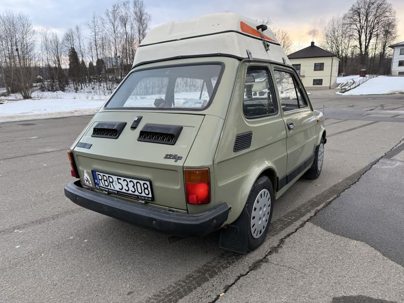 Fiat 126p 650E – oryginał, kapliczka, dodatki możliwa zamiana za quad